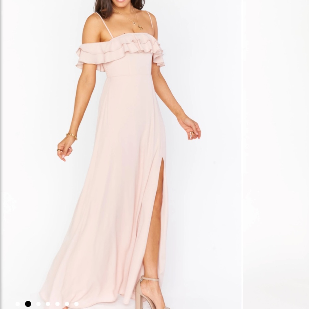 Emma ruffle maxi dress